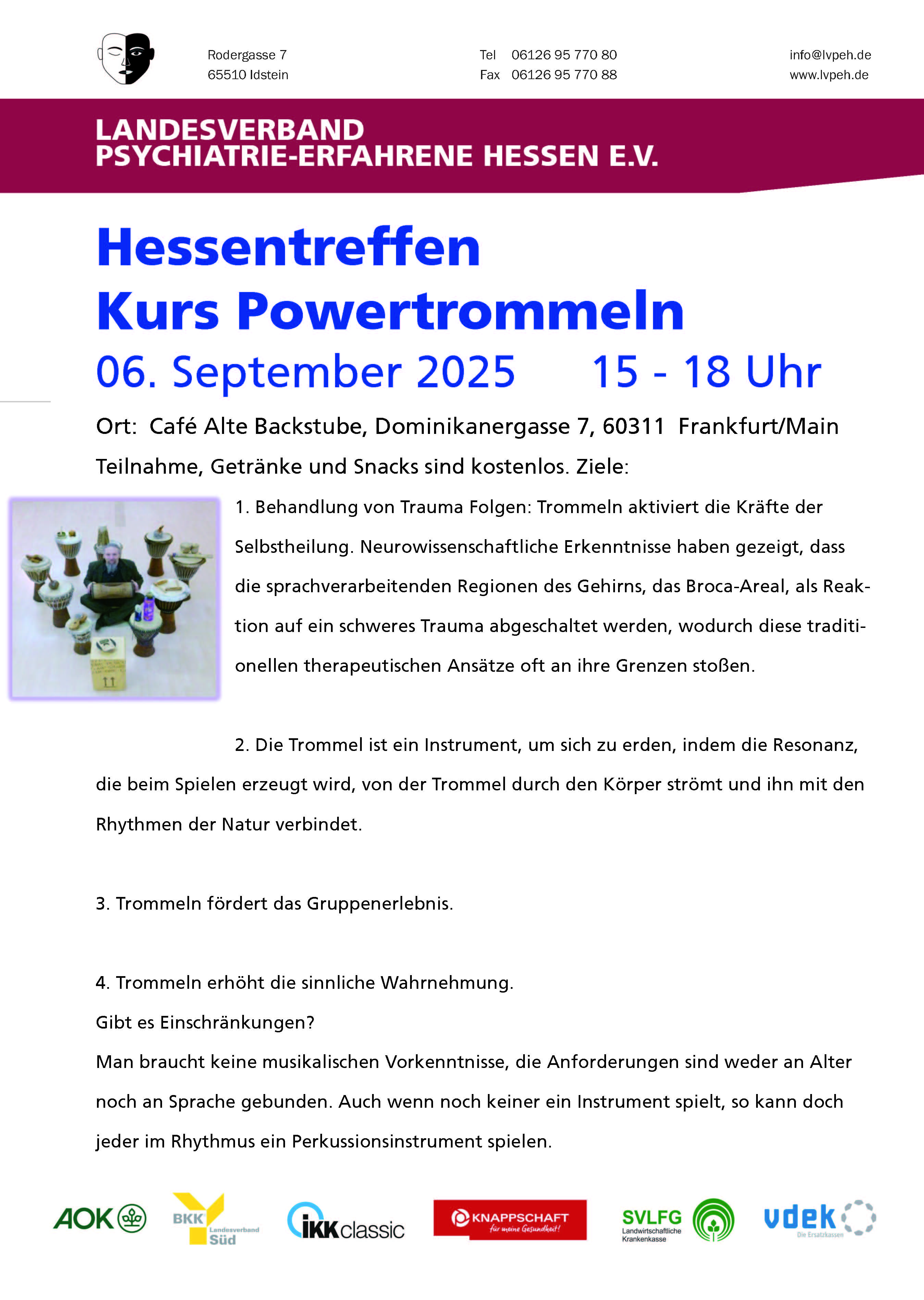 Powertrommeln im September 2025